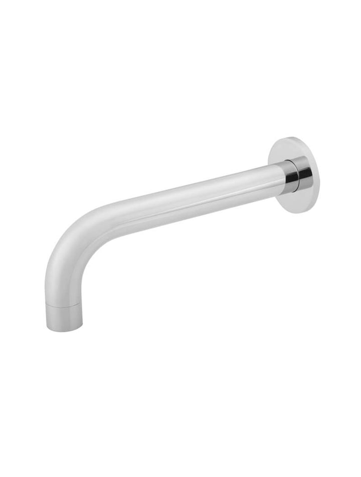 Universal Round Curved Spout - Chrome