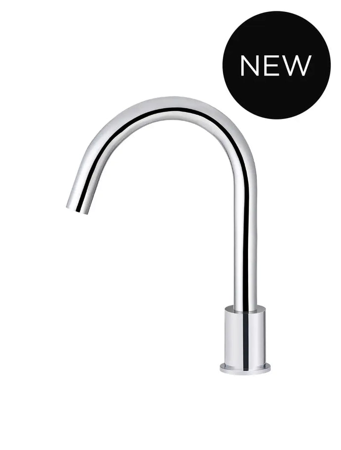 Round Hob Mounted Swivel Spout - Polished Chrome Meir