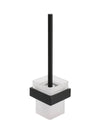 Square Toilet Brush & Holder - Matte Black (SKU:MTO01) by Meir