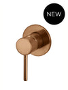 Round Wall Mixer Trim Kit (In-wall Body Not Included) - Lustre Bronze Meir