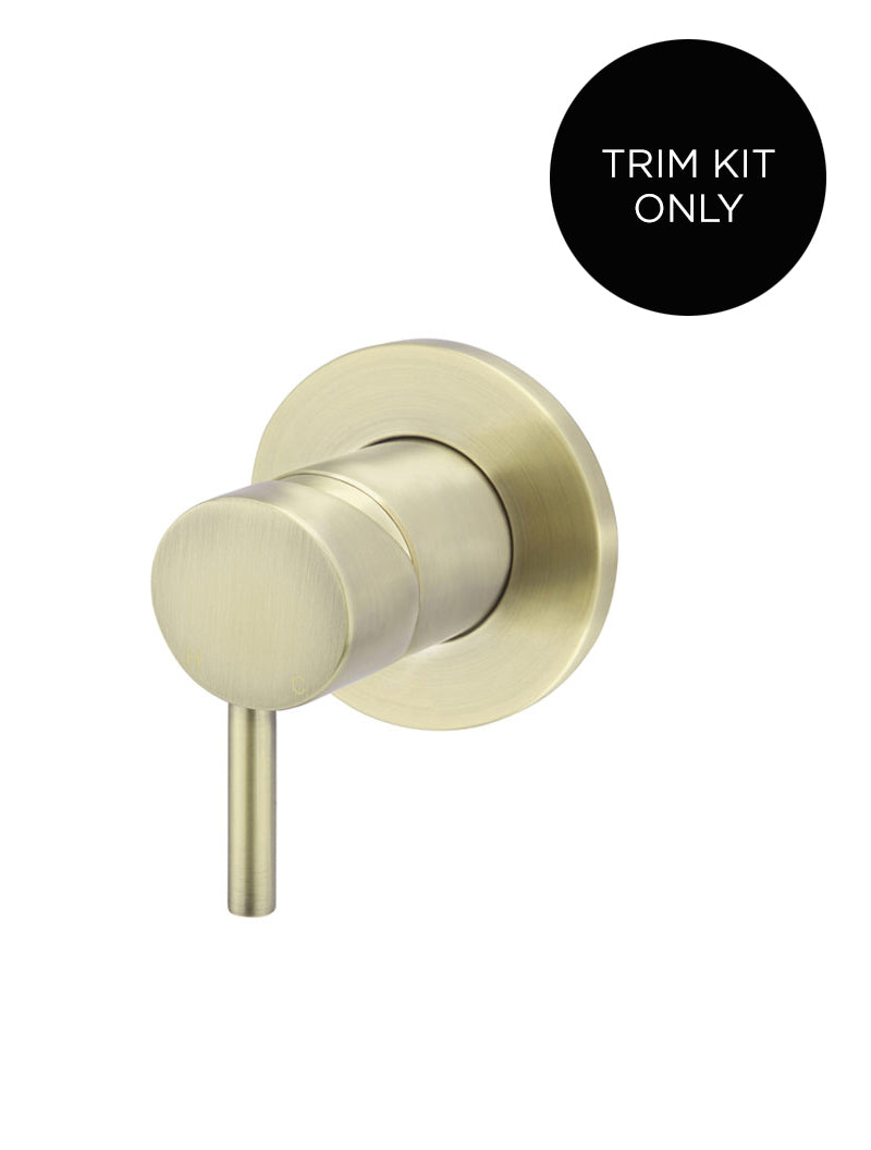 Round Wall Mixer Short Pin lever Trim Kit (In-wall Body Not Included) - PVD Tiger Bronze