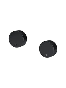 Circular Wall Taps - Matte Black Meir