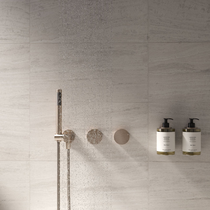 Progressive mixer (in-wall body and Trim set) - Champagne