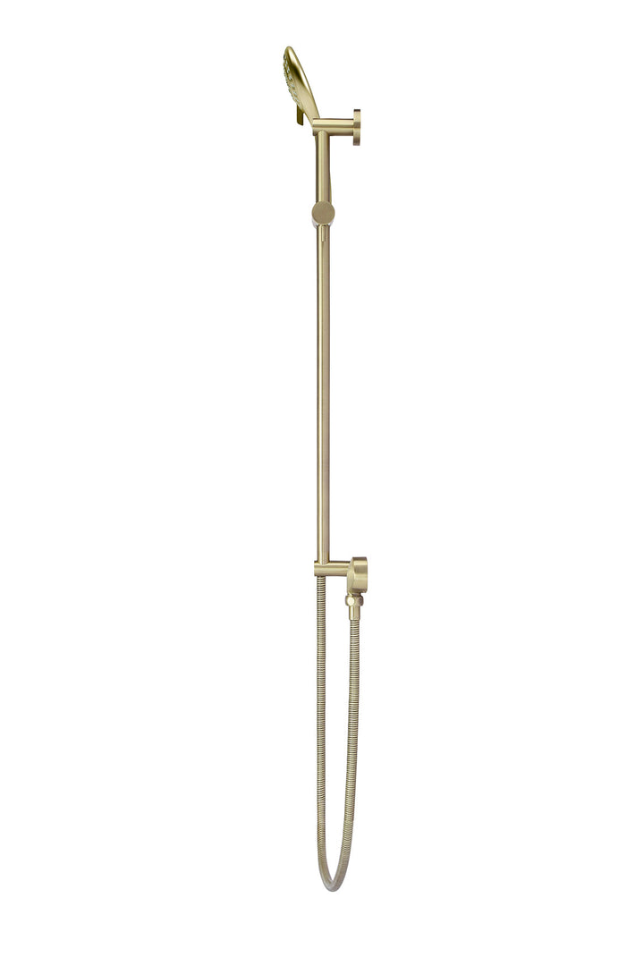 Round Three Function Hand Shower on Rail Column - PVD Tiger Bronze