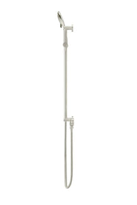 Round Three Function Hand Shower on Rail Column - PVD Brushed Nickel Meir