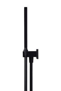 Square Shower on Bracket - Matte Black Meir