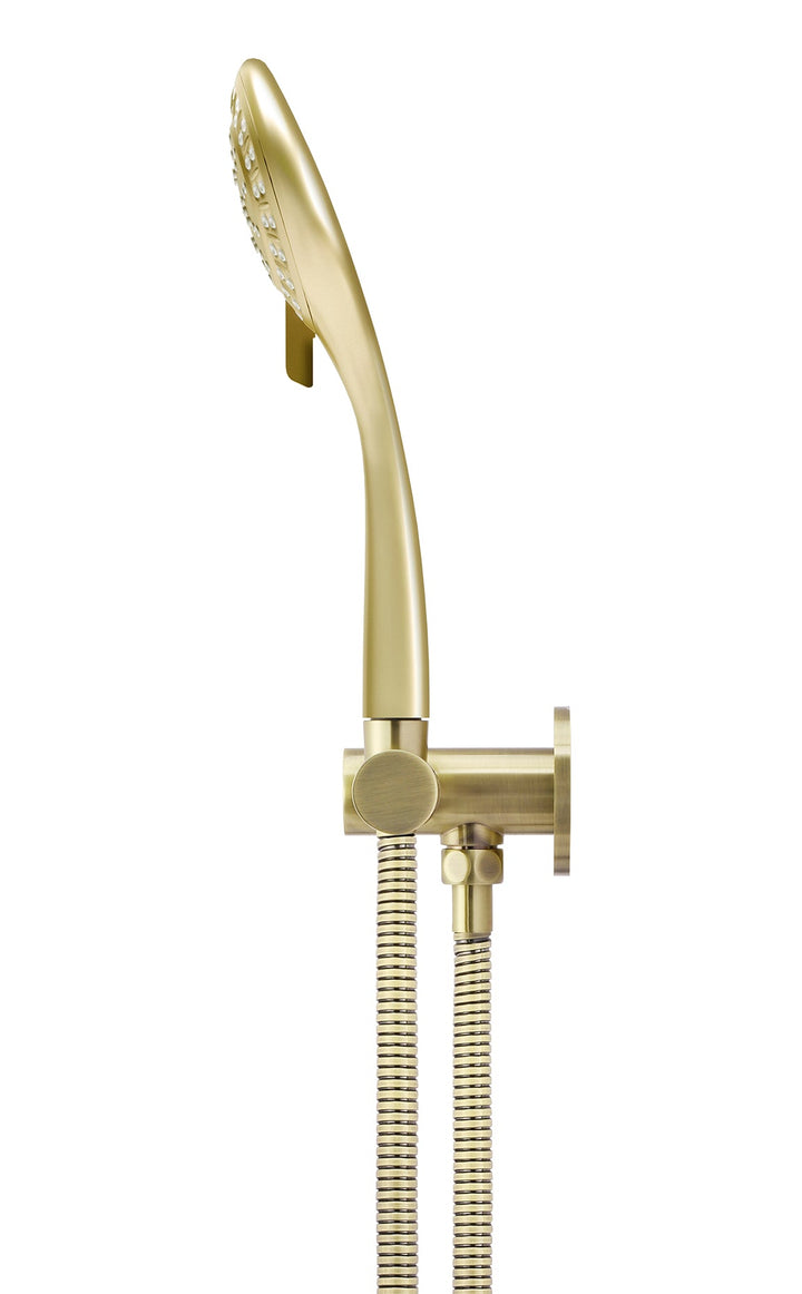Round Hand Shower on Swivel Bracket - PVD Tiger Bronze