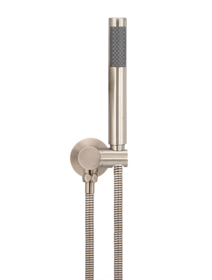 Round Shower on Swivel Bracket - Champagne