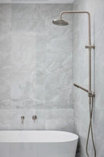 Load image into Gallery viewer, Round Combination Shower Rail, 200mm Rose, Single Function Hand Shower - Champagne Meir
