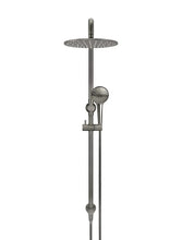 Load image into Gallery viewer, Round Combination Shower Rail 300mm Rose, Three Function Hand Shower - Shadow Gunmetal Meir
