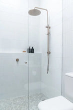 Load image into Gallery viewer, Round Combination Shower Rail, 300mm Rose, Single Function Hand Shower - Champagne Meir
