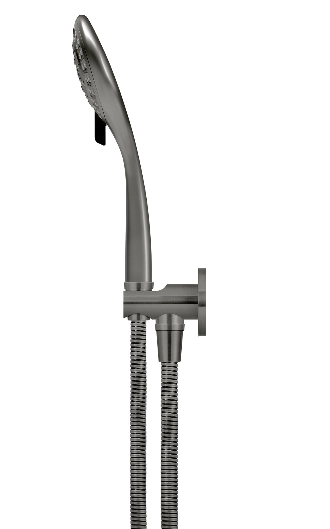Round Three Function Hand Shower on Fixed Bracket - Shadow Gunmetal studio
