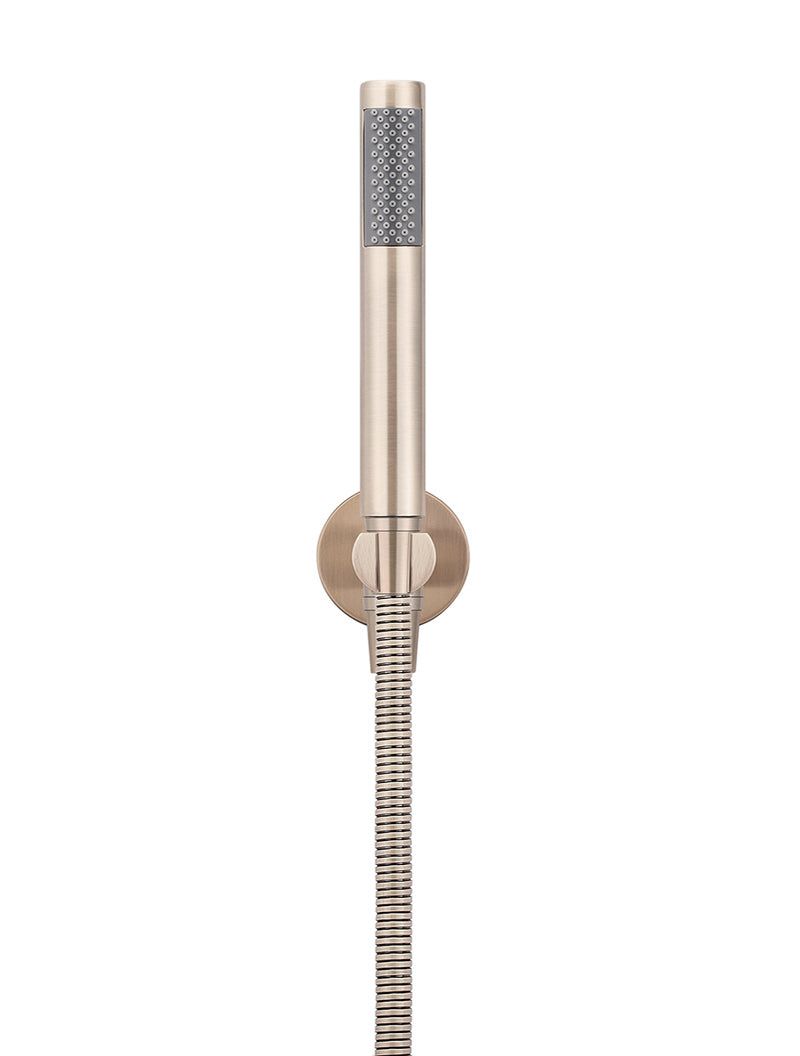 Round Hand Shower on Fixed Bracket - Champagne studio