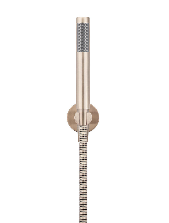 Round Hand Shower on Fixed Bracket - Champagne studio