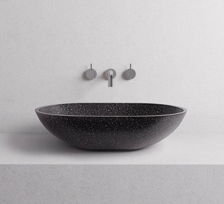 Maeve basin — Black terrazzo lifestyle
