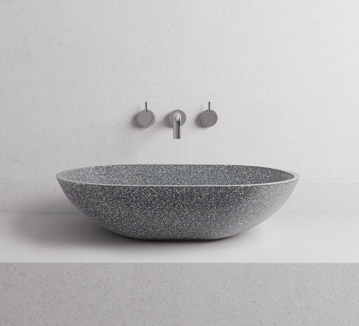 Maeve basin — Grey terrazzo lifestyle