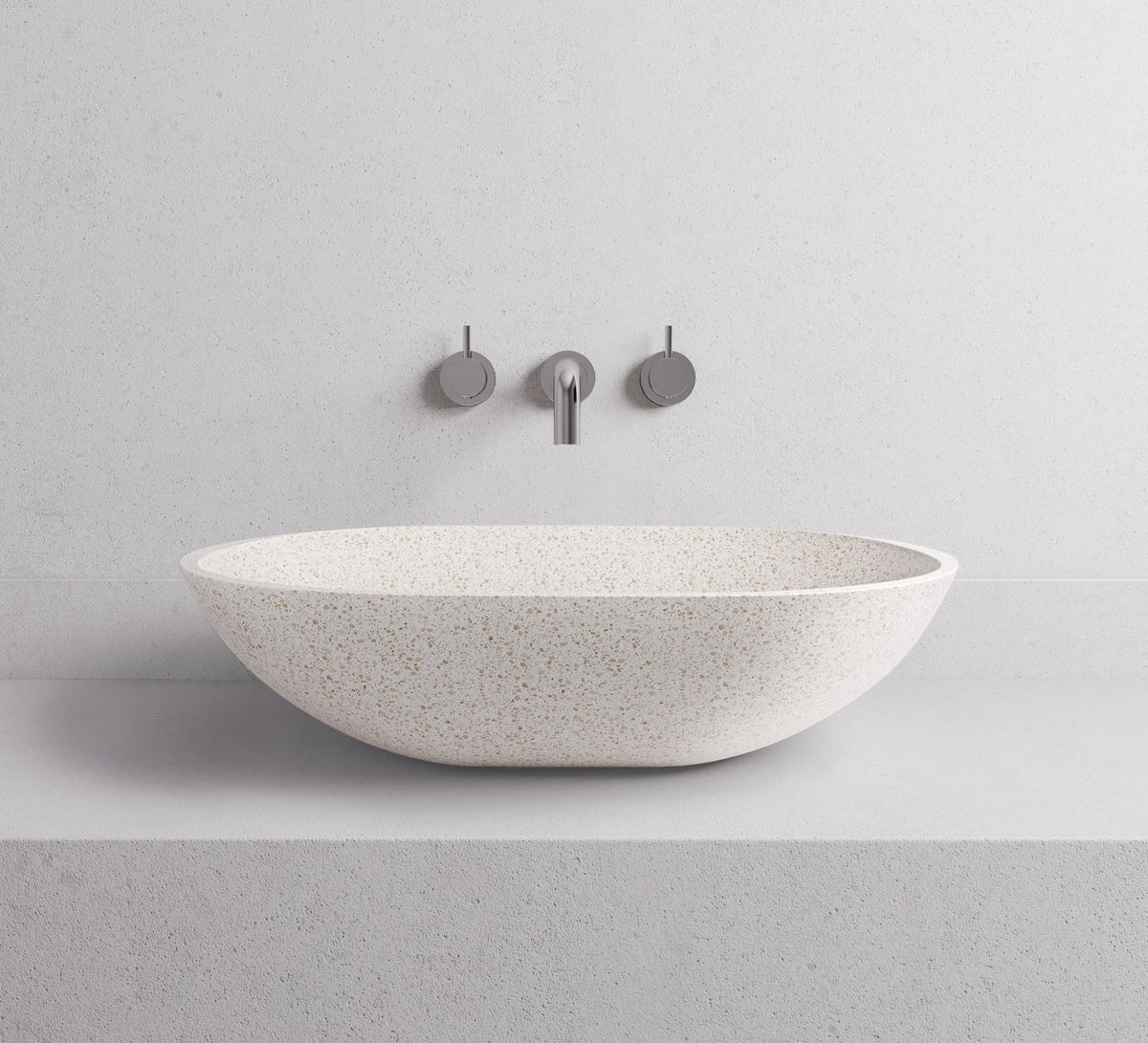 Maeve basin — White terrazzo lifestyle