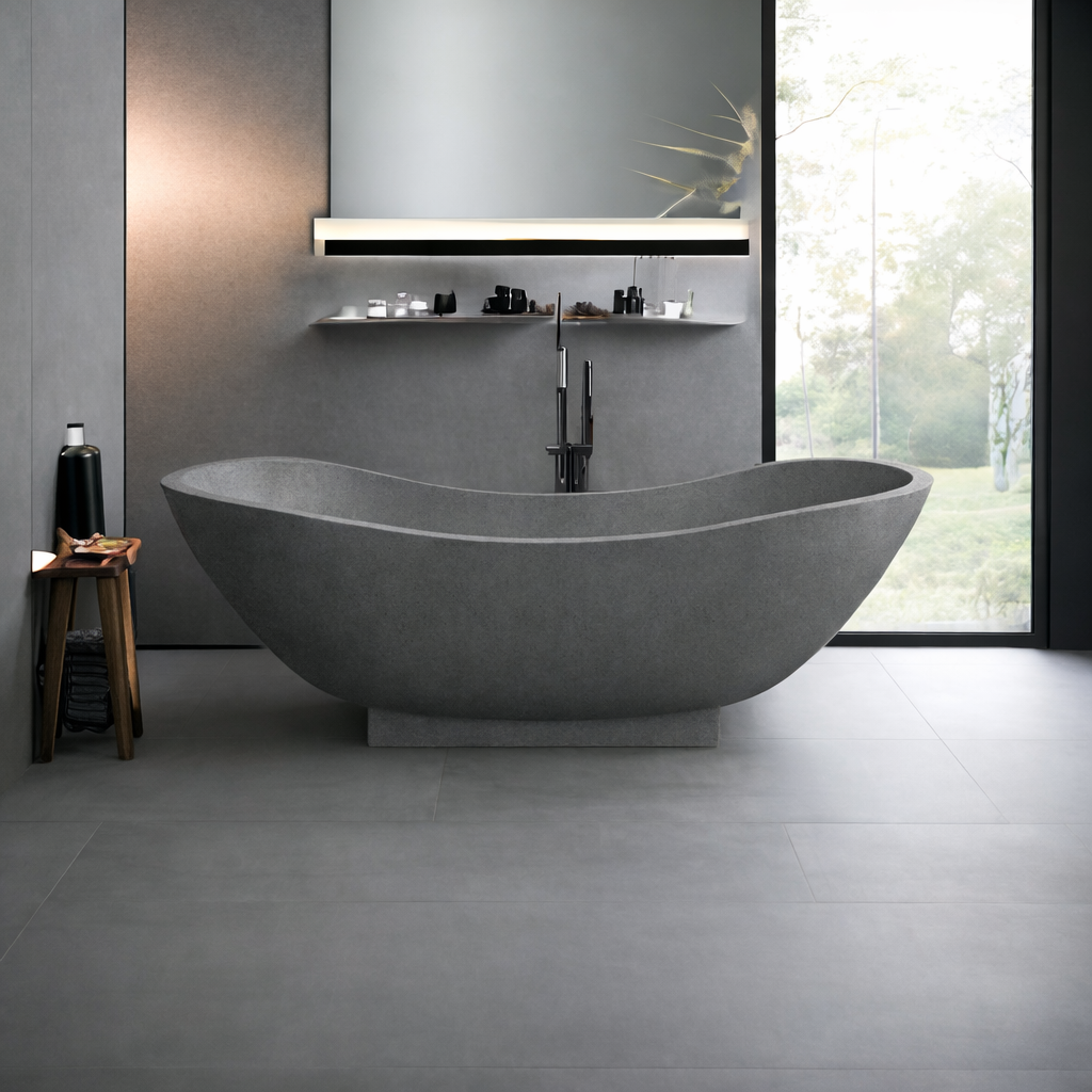 Mango freestanding bath — tub lifestyle
