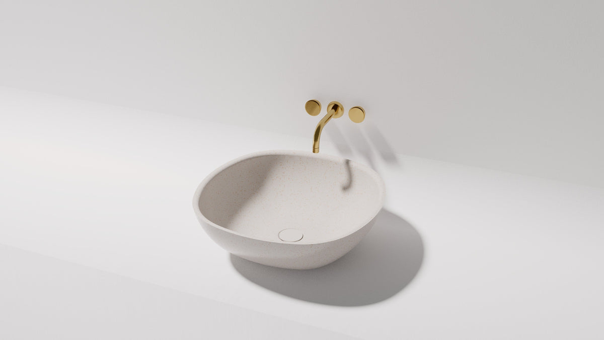 Marcello above counter basin — side view