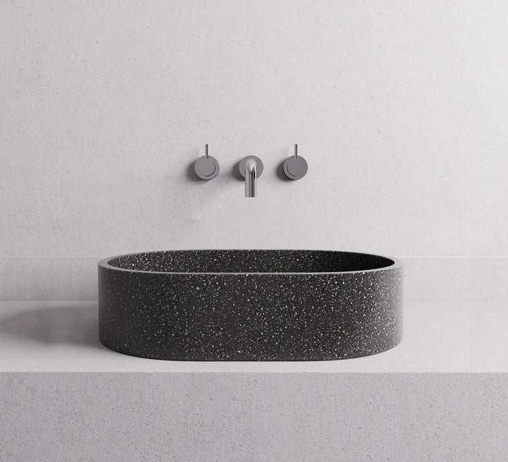 Margo basin - Seamless Edge — Black terrazzo lifestyle (small)