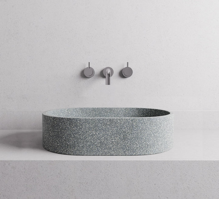 Margo basin - Seamless Edge — Grey terrazzo lifestyle (small)