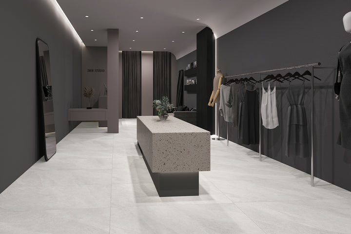 MayaStone Silk Porcelain Tile installed