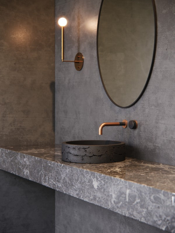 Meir X Nood Co. Alchemy Series Progressive Wall Mixer Set - Champagne x Lilly Pilly - Lustre Bronze