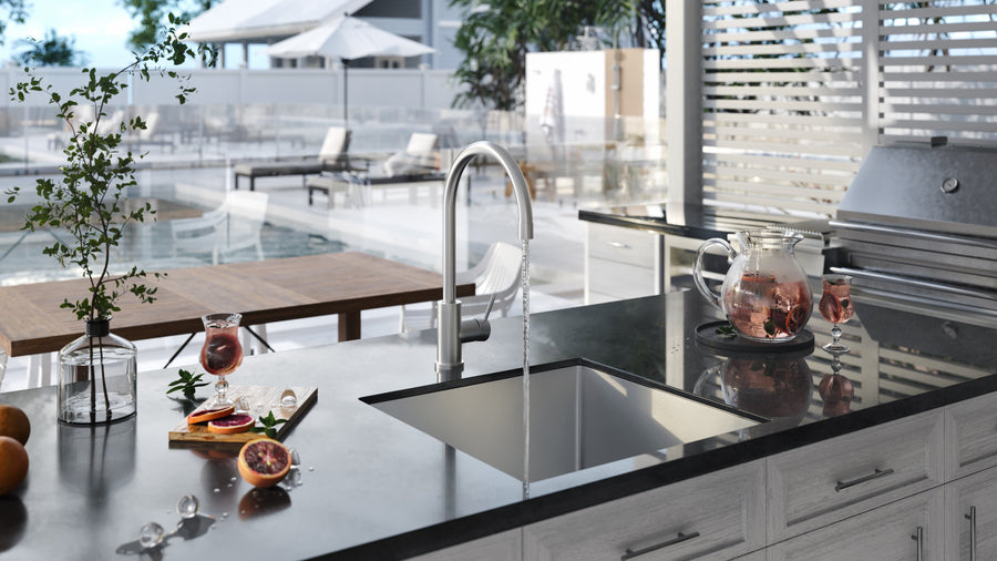 Lavello Outdoor Sink - Single Bowl 440 x 440 - 316 Stainless Steel