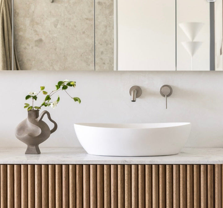 Mila above counter basin — front view