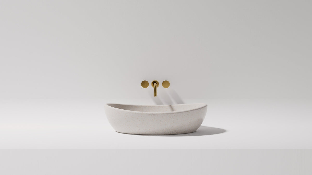Mila above counter basin — front view