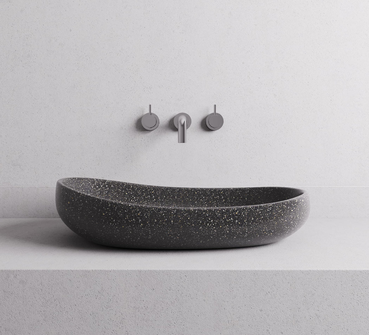 Milla basin — Black terrazzo lifestyle