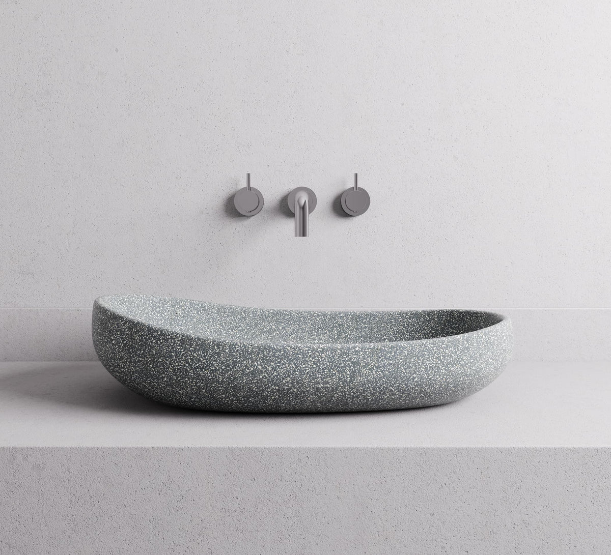 Milla basin — Grey terrazzo lifestyle