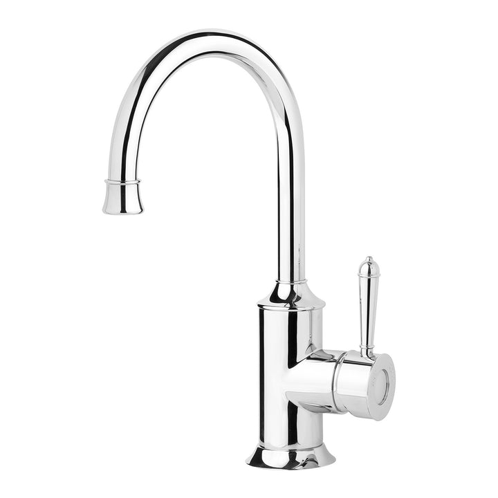 Nostalgia Sink Mixer 160mm Gooseneck - Chrome