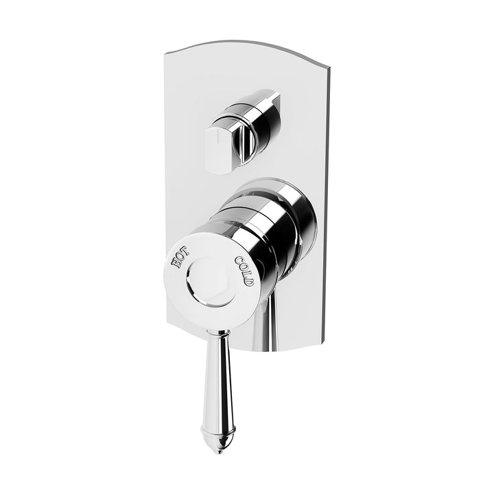 Nostalgia Shower / Bath Diverter Mixer - Chrome