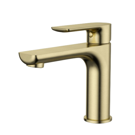 Nova Basin Mixer - Brushed Bronze