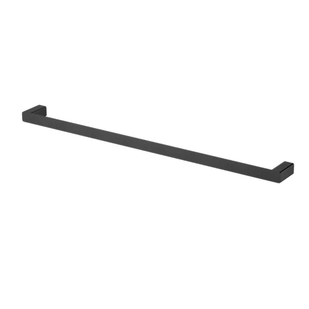 Nova Single Towel Rail 750mm - Matte Black (NVA36BK)