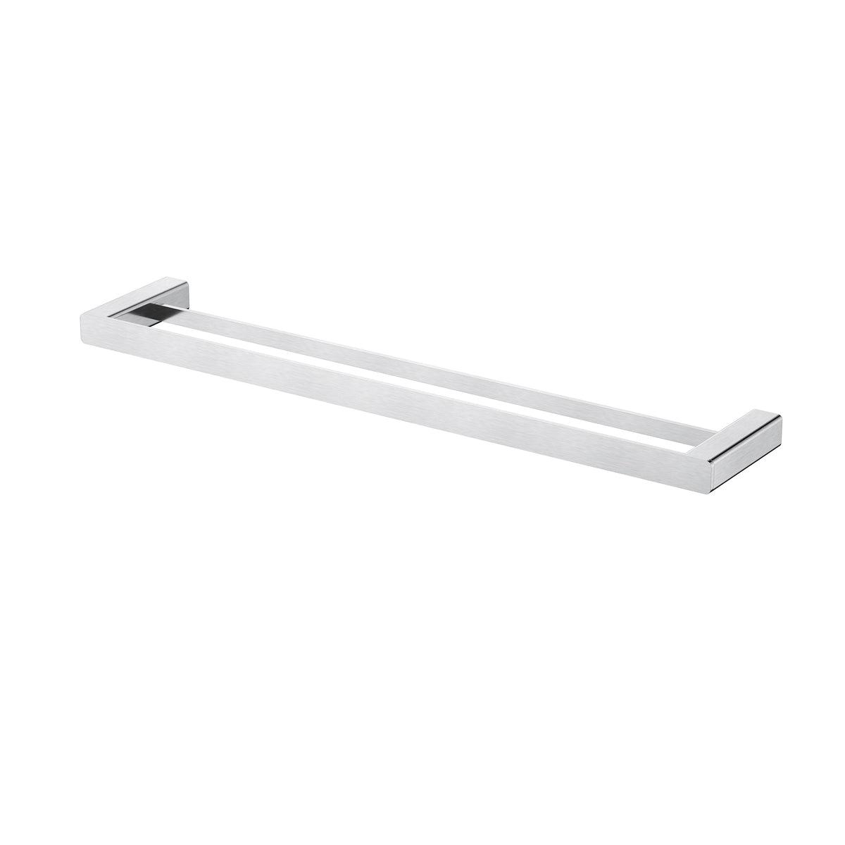 Nova Double Towel Rail 600mm - Brushed Chrome (NVA48BC)