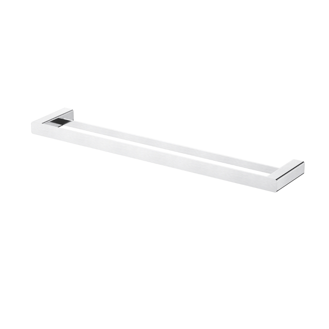 Nova Double Towel Rail 600mm - Chrome (NVA48)