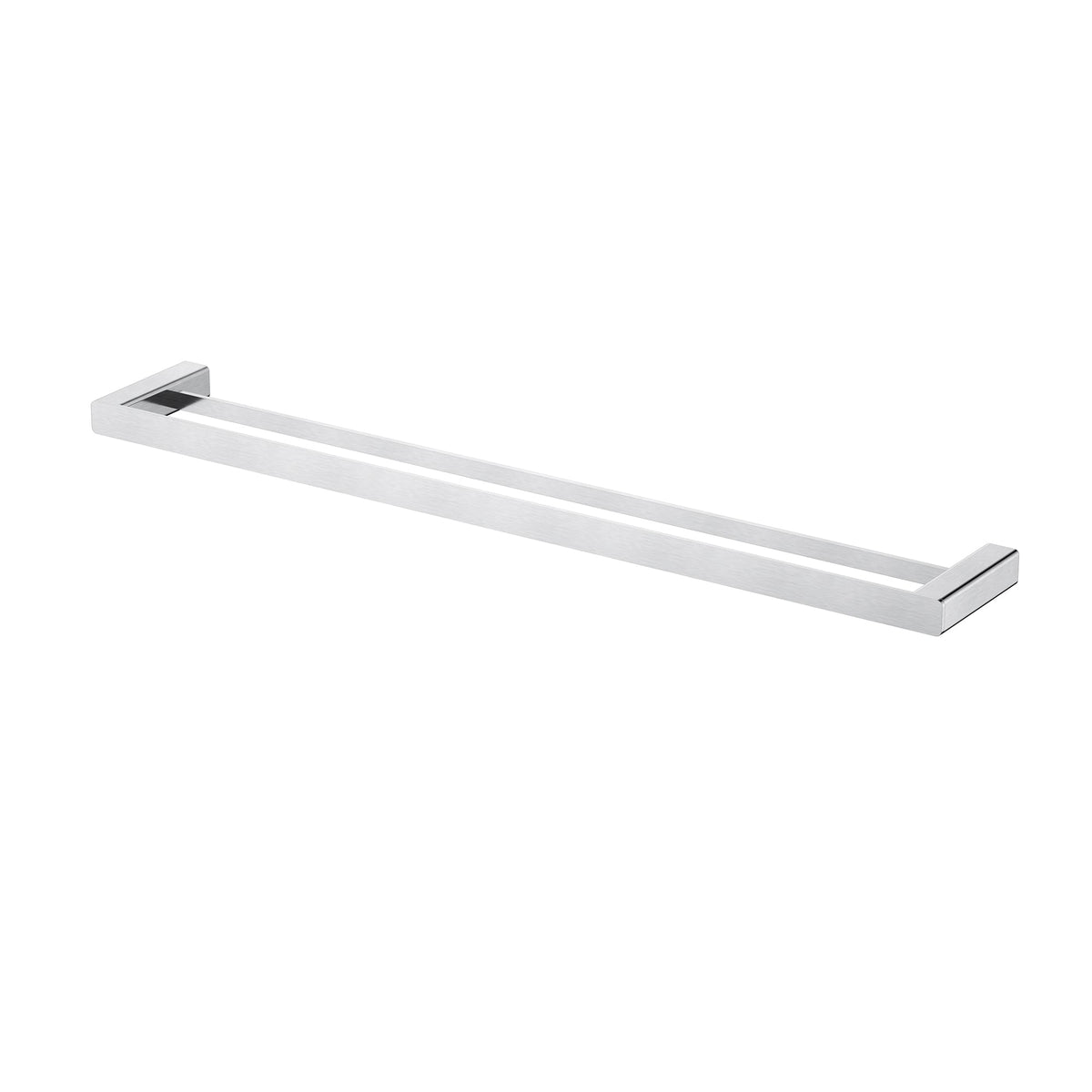 Nova Double Towel Rail 750mm - Brushed Chrome (NVA72BC)