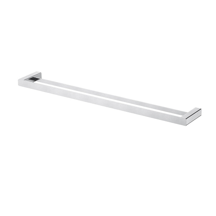 Nova Double Towel Rail 750mm - Brushed Chrome (NVA72BC)