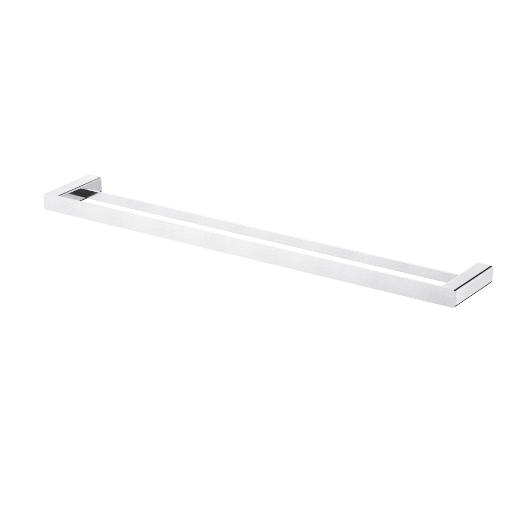 Nova Double Towel Rail 750mm - Chrome (NVA72)