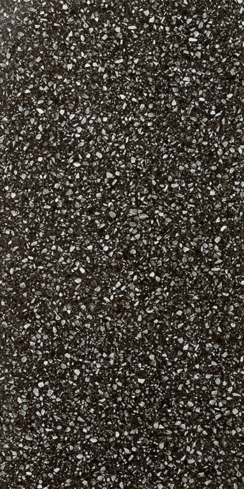 Terrazzo Venezia Nero Porcelain Tile tile face, 1200 x 600 mm