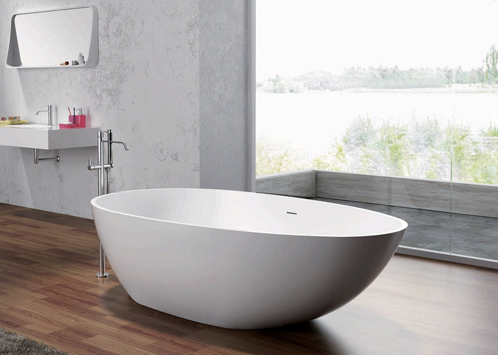 Olivia freestanding bath — bathroom lifestyle