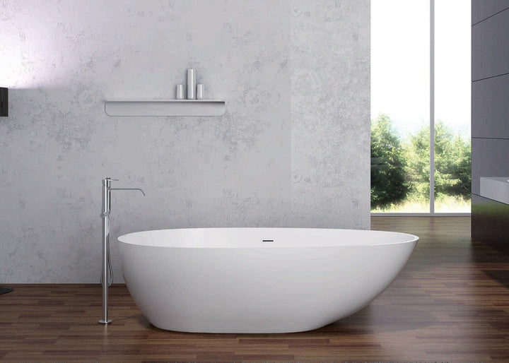 Olivia freestanding bath — bathroom lifestyle