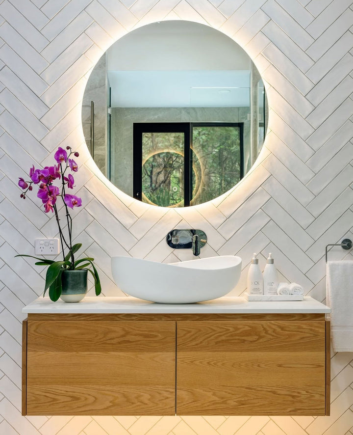 Onda above counter basin — front view