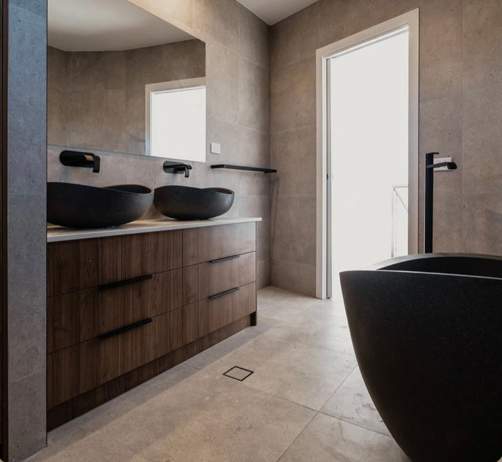 Onda above counter basin — side view