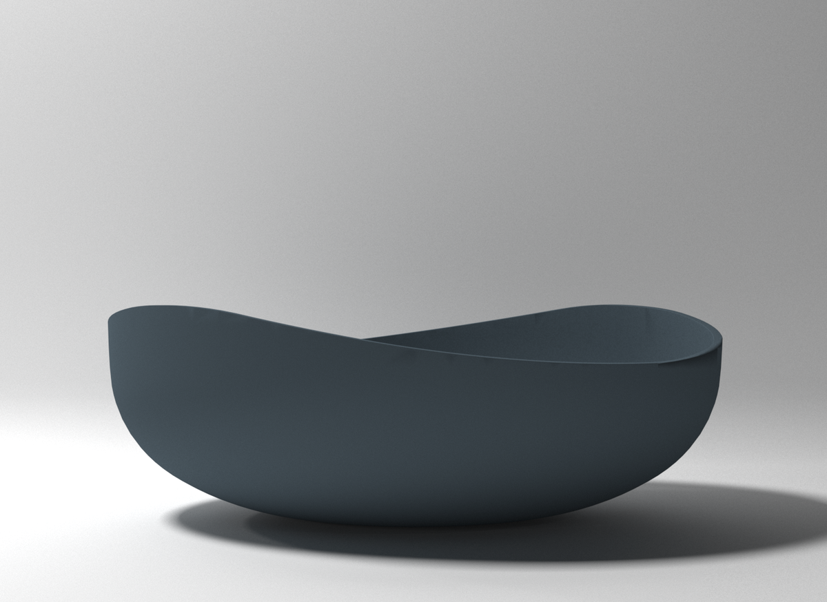 Onda Freestanding Bath in Ocean Spray