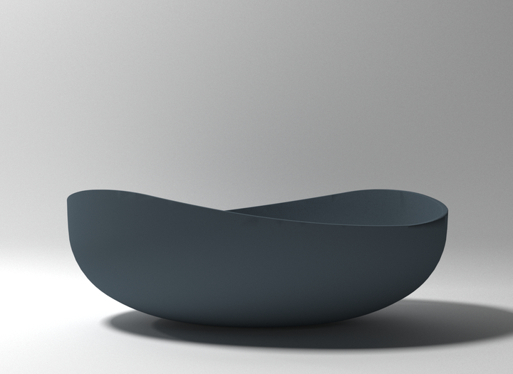 Onda Freestanding Bath in Ocean Spray