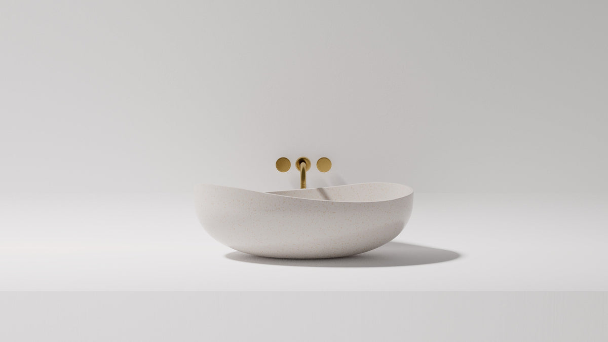 Onda above counter basin — front view