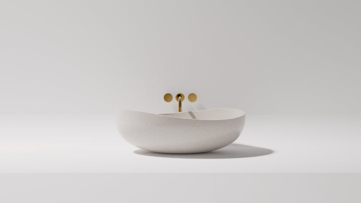 Onda above counter basin, front view